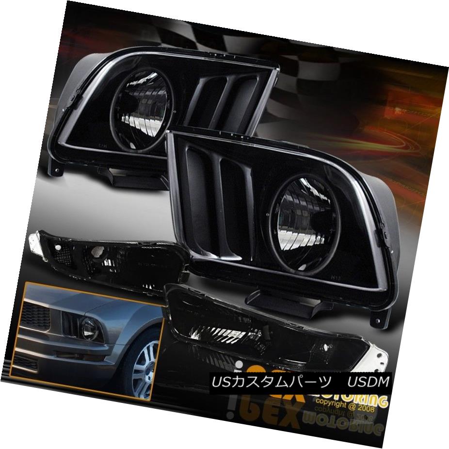 ヘッドライト [Black] 2005-2009 Mustang \