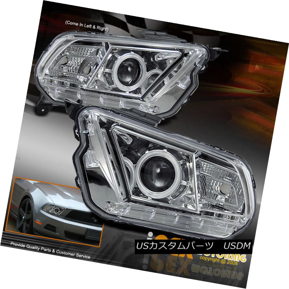ヘッドライト 2010-2014 Ford Mustang [Super Bright CCFL Halo Rim] Projector LED Headlights 2010-2014 Ford Mustang [スーパーブライトCCFL Halo Rim]プロジェクターLEDヘッドライト 【並行輸入品】