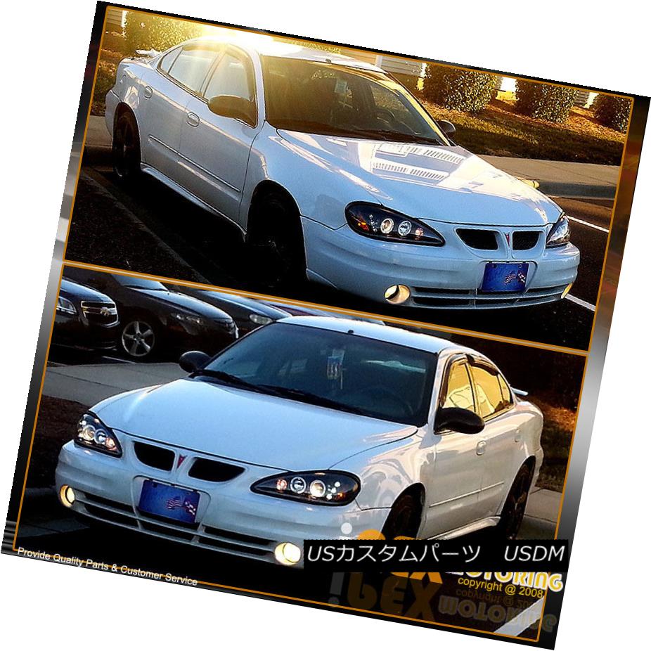 ヘッドライト 1999-2005 Pontiac Grand AM Dual Halo Projector LED Headlight Black Free Shipping 1999-2005ポンティアックグランドAMデュアルハロープロジェクターLEDヘッドライトブラック送料無料 【並行輸入品】 41,470円