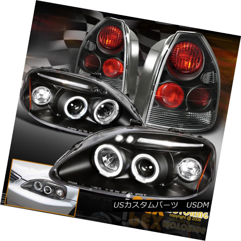 最大の割引 ライト ランプ Halo Led Civic Honda 1999 0000 Combo Black 4pcs Hatchback ヘッドライト Headlights ハッチバック4個入りブラックコンボ1999 0000ホンダシビックledハローヘッドライト テールライト Light Tail