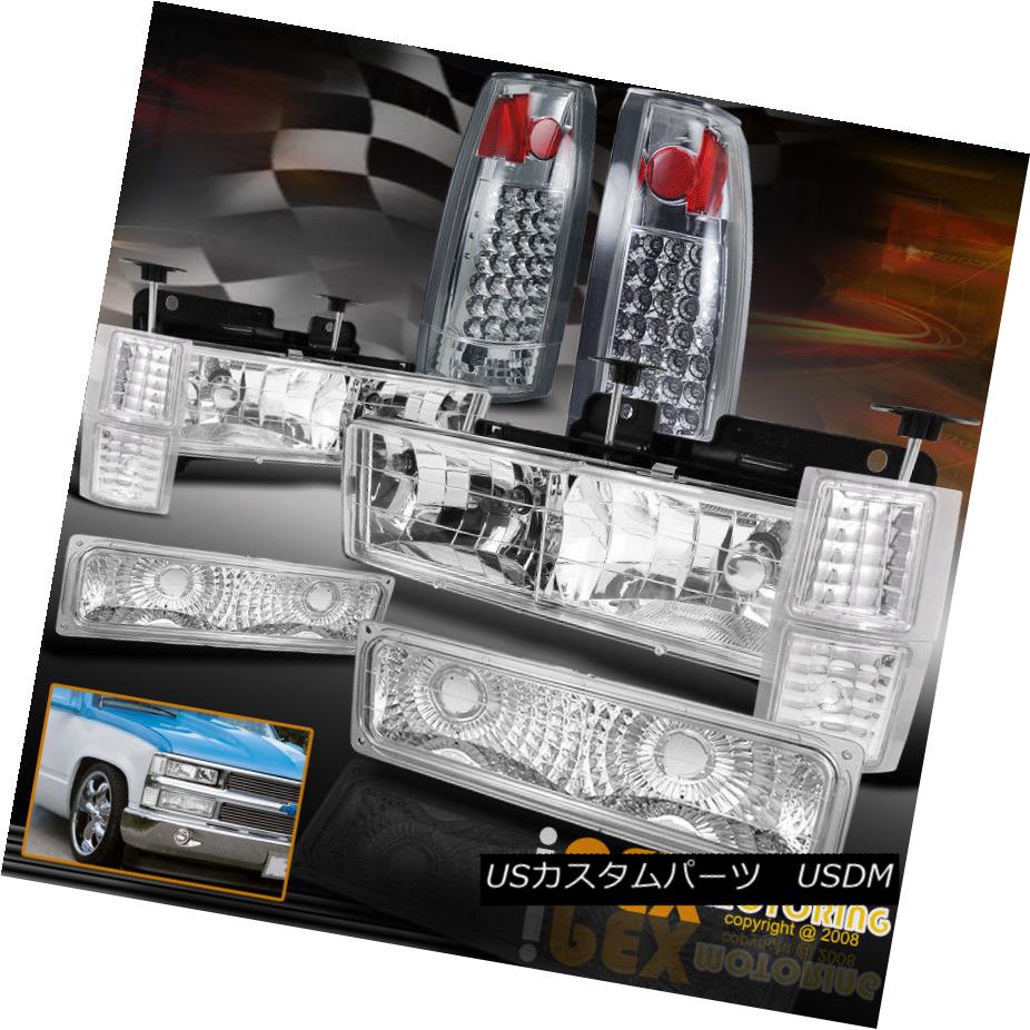 ヘッドライト 10-ITEM Chevy C1500 C2500 C3500 K2500 K3500 Head Light+Corner + LED Tail Light 10-ITEMシボレーC1500 C2500 C3500 K2500 K3500ヘッドライト+コーナー+ LEDテールライト 【並行輸入品】