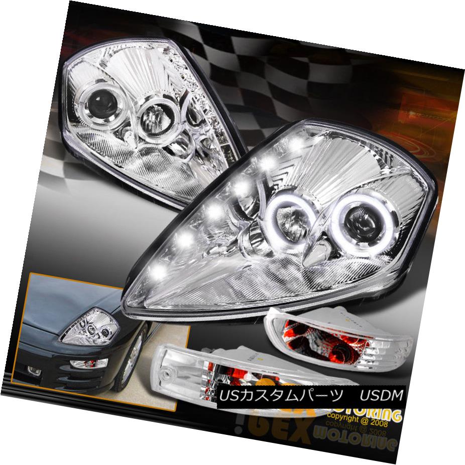 ヘッドライト 2003 04 2005 Mitsubishi Eclipse Halo Projector LED Chrome Headlight+Signal Light 2003 04 2005三菱Eclipse HaloプロジェクターLEDクロームヘッドライト+サイン al Light 【並行輸入品】 46,926円