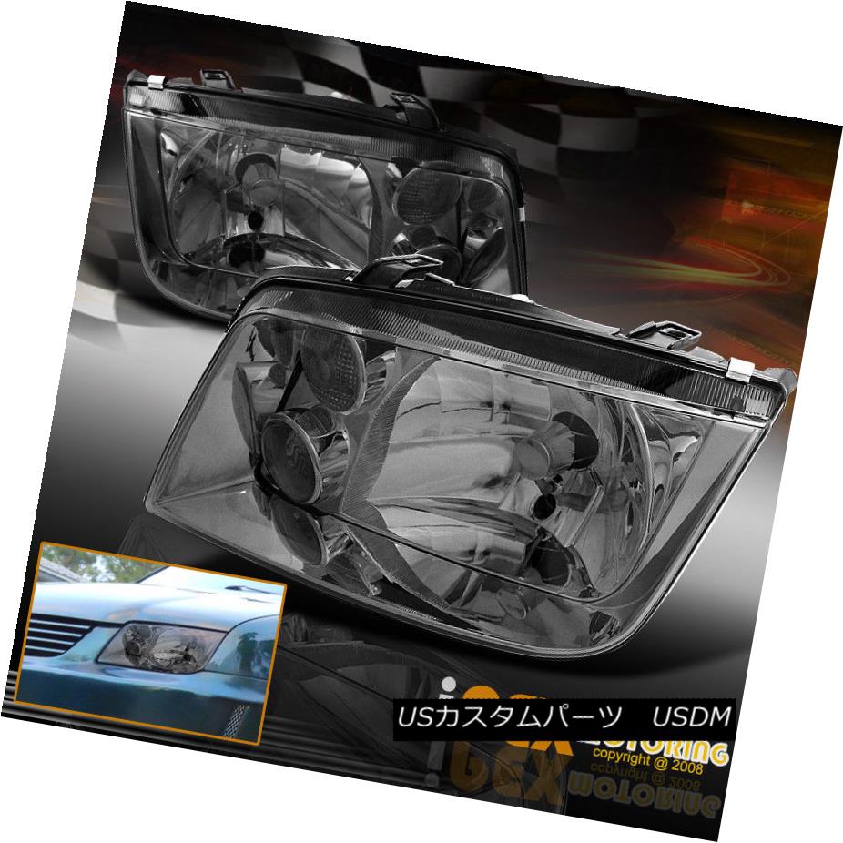 ヘッドライト (Soft-Smoke) 1999-2005 VW Jetta MK4 MK-4 Bora Style Headlights Headlamps （ソフトスモーク）1999-2005 VWジェッタMK4 MK-4ボラスタイルヘッドライトヘッドランプ 【並行輸入品】