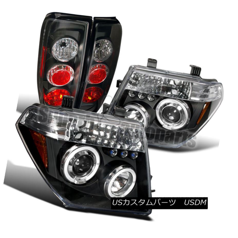 ヘッドライト For 2005-2008 Frontier Black Halo Projector LED Headlight+Tail Lamps 2005-2008フロンティアブラックハロープロジェクターのLEDヘッドライト+テールランプ用 【並行輸入品】 51,678円