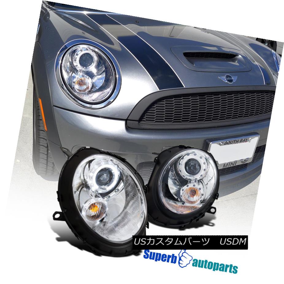 ヘッドライト 2007-2012 Mini Cooper S Halo Rim Projector Headlights Turn Signal Lamps Chrome 2007-2012 Mini Cooper S Halo Rimプロジェクターヘッドライトターンシグナルランプクローム 【並行輸入品】