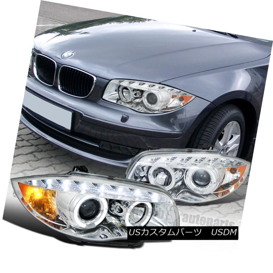 ヘッドライト 2007-2013 BMW E82 E88 128i 135i Halo Led Projector Headlight Chrome SpecD Tuning 2007-2013 BMW E82 E88 128i 135i Halo LedプロジェクターヘッドライトChrome SpecD Tuning 【並行輸入品】
