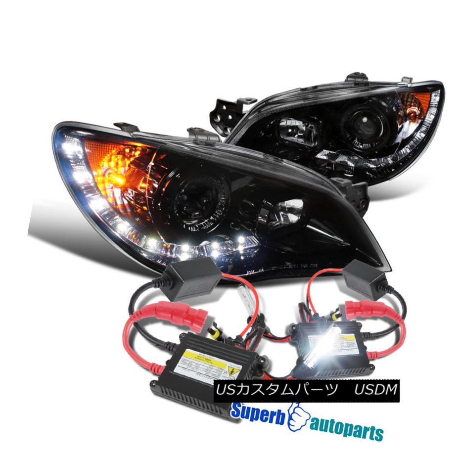 セール 登場から人気沸騰 ライト ランプ ヘッドライト H1スリムhid Drlヘッドライトヘッドランプ光沢ブラック 06 07スバルインプレッサled Hid Slim Black H1 Glossy Lamps Head Headlights Drl Led Impreza Subaru 06 07 For Zambettis Com