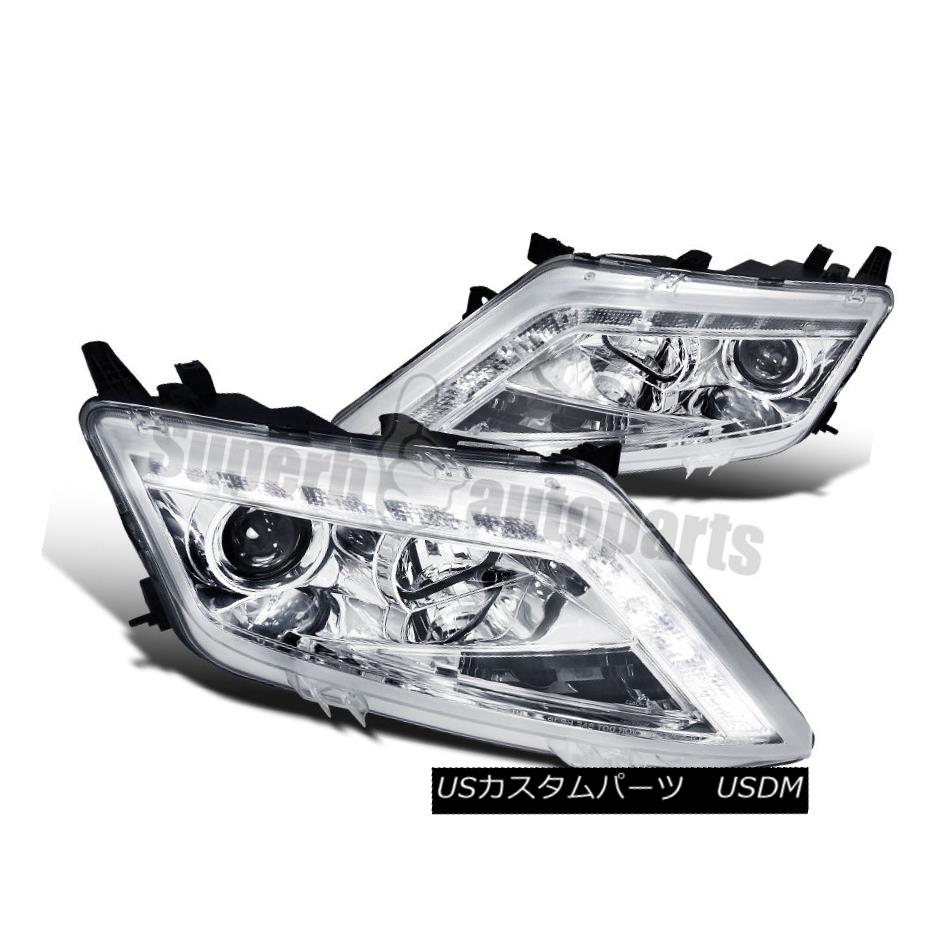 最安値 ライト ランプ Tuning Specd Chrome Headlights Projector Clear Drl Led Fusion Ford 10 12 ヘッドライト 10 12 Tuning Specd Drlクリアプロジェクターヘッドライトchrome Led Fusion Ford