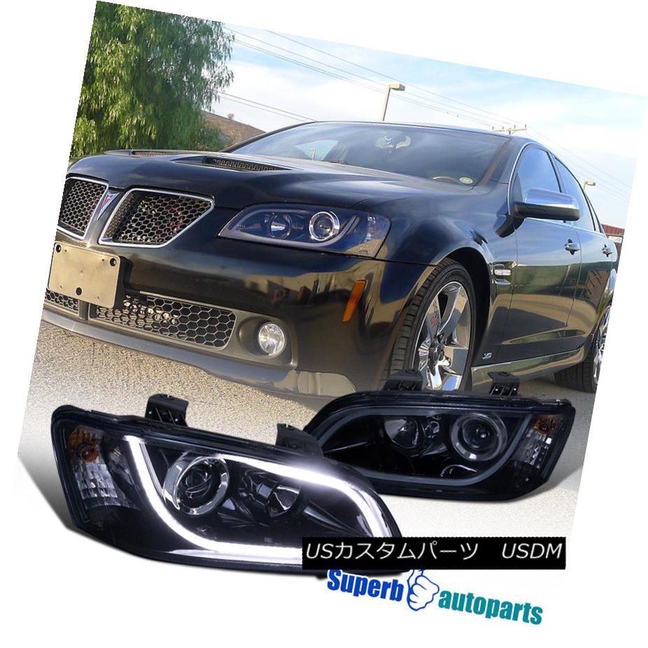 ヘッドライト 2008-2009 Pontiac G8 Glossy Black Projector LED DRL Strip Headlights Lamps 2008 - 2009ポンティアックG8光沢ブラックプロジェクターLED DRLストリップヘッドライトランプ 【並行輸入品】 58,806円