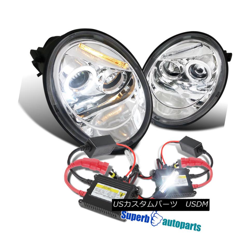 レビュー高評価のおせち贈り物 ライト ランプ Hid Slim Chrome H1 Headlights Projector Led Halo Beetle 1998 05 For ヘッドライト Kit H1スリムhidキット 05年ビートルハローledプロジェクターヘッドライトクロム 1998 Zambettis Com