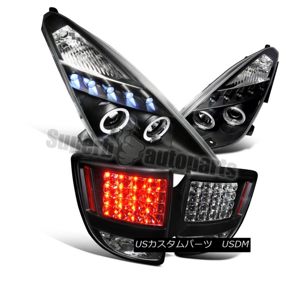 ヘッドライト 2000-2005 Toyota Celica Projector Headlights+LED Tail Lights Black Combo 2000-2005トヨタセリカプロジェクターヘッドライト+ LEDテールライトブラックコンボ 【並行輸入品】