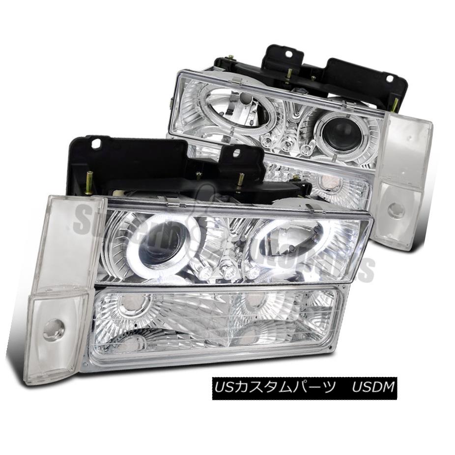 正規品 ライト ランプ Nerランプクリア Cor Haloプロジェクターledヘッドライト K C C10 Gmc Chevy 19 1993 Clear Lamps Headlights Corner Led Projector Halo C K C10 Gmc Chevy 19 1993 ヘッドライト Zambettis Com