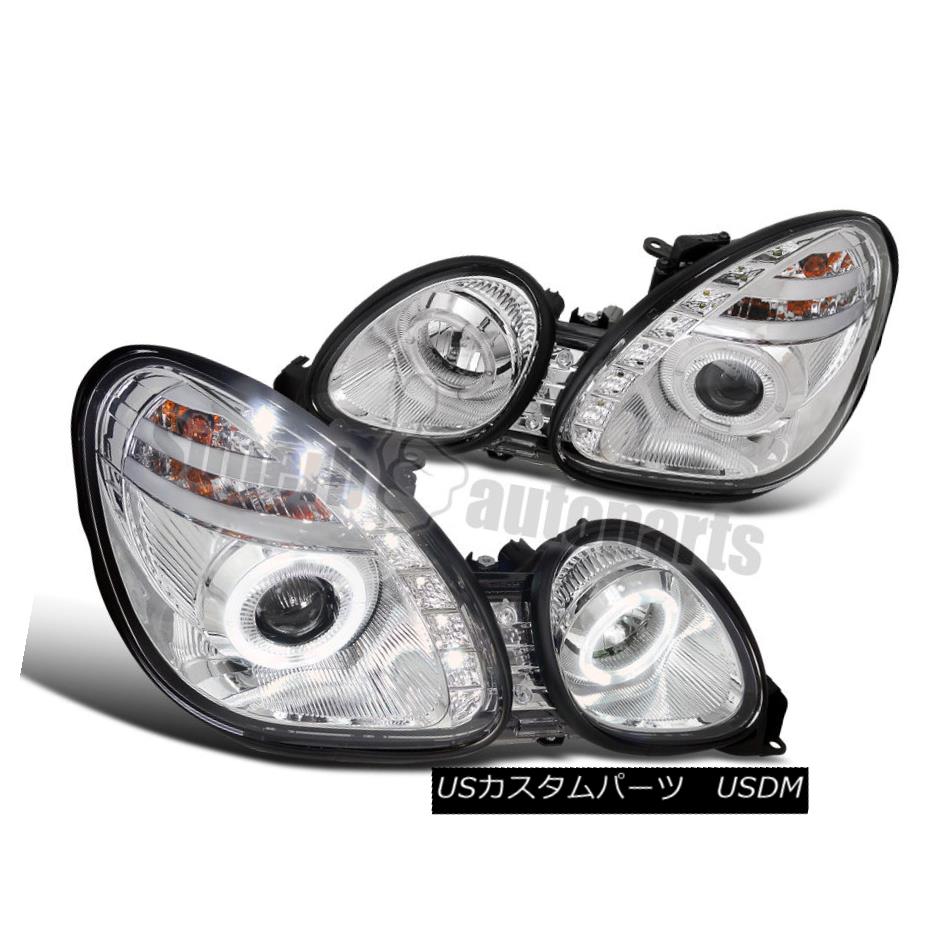 ヘッドライト 1998-2005 Lexus GS300 GS400 8-SMD LEDHalo Ring Projector Headlights Chrome 1998-2005 Lexus GS300 GS400 8-SMD LEDハローリングプロジェクターヘッドライトクローム 【並行輸入品】