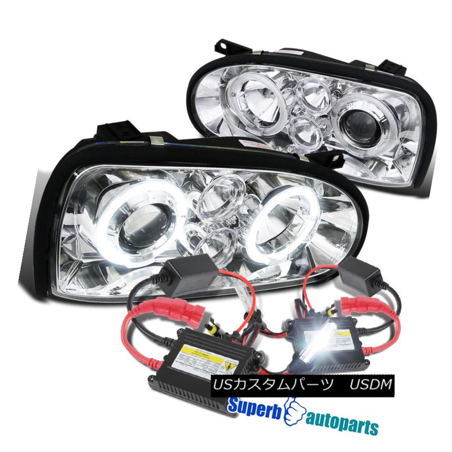 ライト ランプ 超歓迎 Hid Slim Chrome H1 Headlights Projector Halo Mk3 Cabrio Golf Vw 1993 1998 ヘッドライト Kit H1スリムhidキット Mk3ハロープロジェクターヘッドライトクローム Cabrio Golf Vw 1993 1998