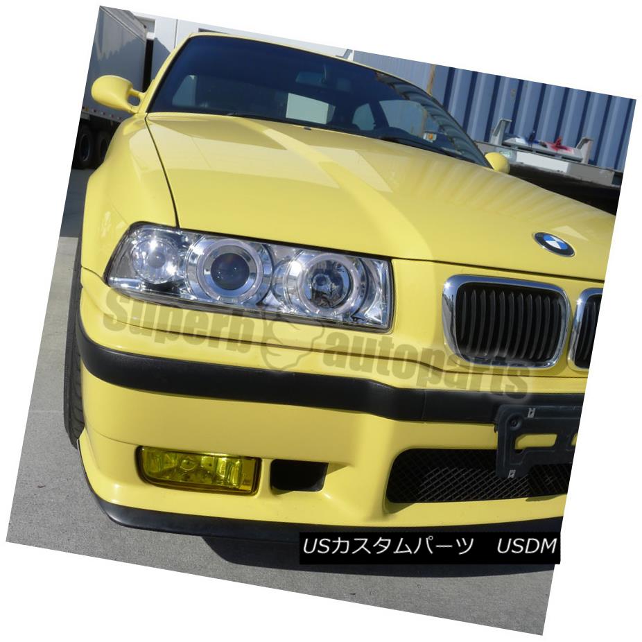 ヘッドライト 1992-1998 BMW E36 318i 325i Dual Halo Rim Projector Headlights Chrome/ Clear 1992-1998 BMW E36 318i 325iデュアルハローリムプロジェクターヘッドライトクローム/クリア 【並行輸入品】