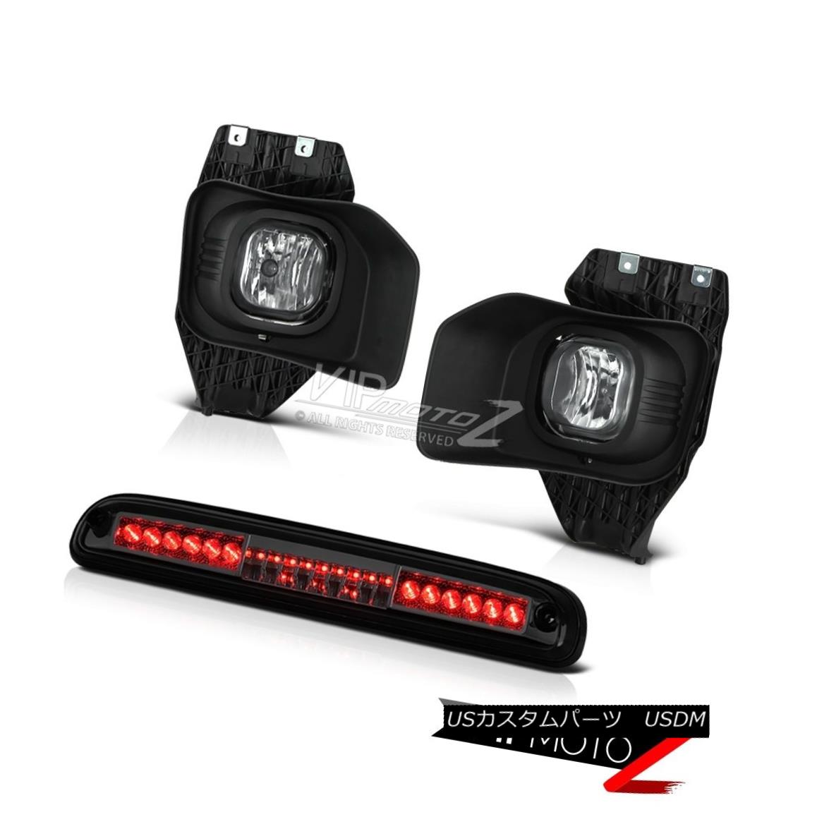 ヘッドライト 11 12 13 14 15 16 F250 6.2L Smokey Roof Cargo Light Clear Chrome Fog Lights LED 11 12 13 14 15 16 F250 6.2LスモーキールーフカーゴライトクリアクロームフォグライトLED 【並行輸入品】