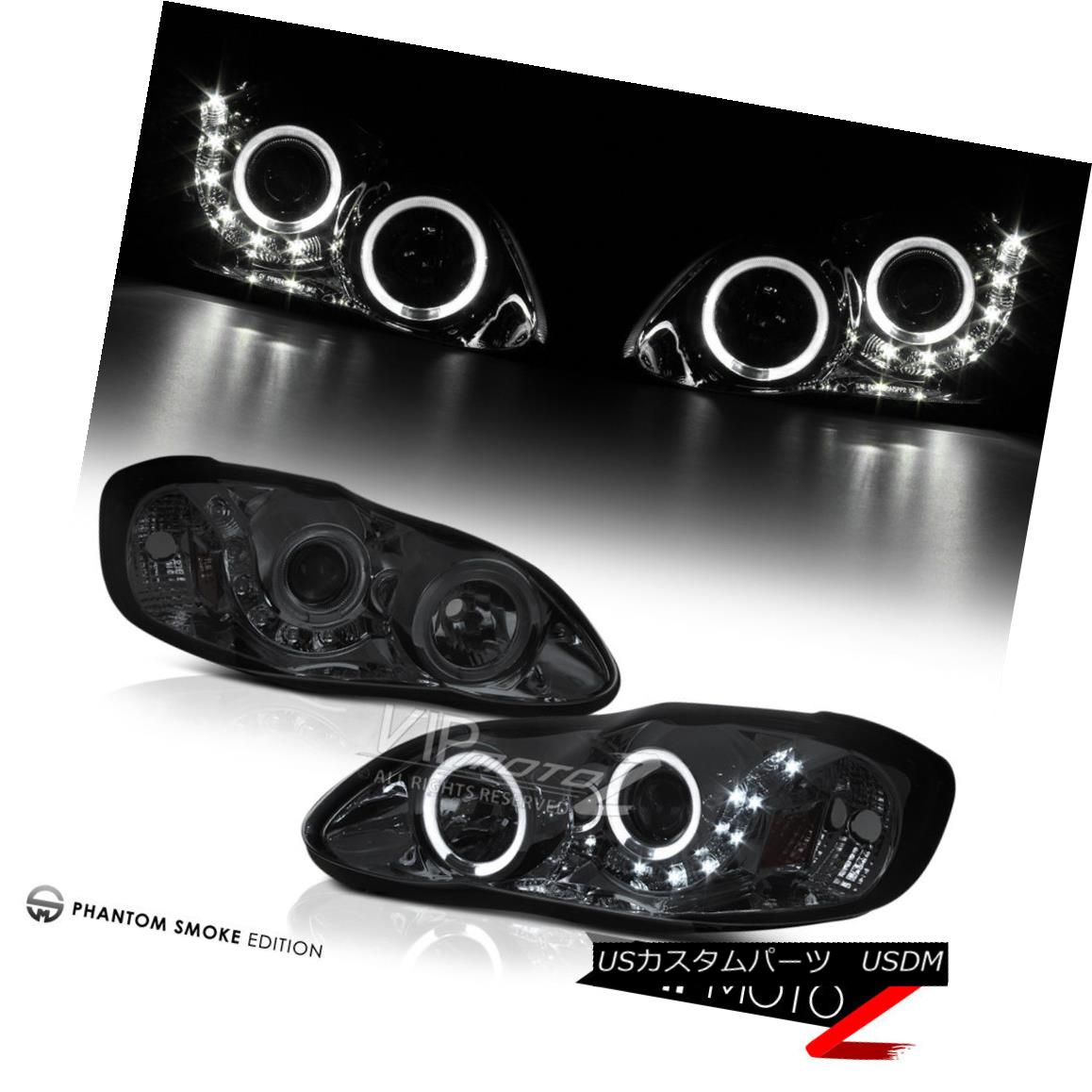 ヘッドライト Dual Angel Eye HaLo Smoke Projector LED Headlight Lamp 03-08 Corolla XRS/S/LE/CE デュアルエンジェルアイハロー煙プロジェクターLEDヘッドライトランプ03-08カローラXRS / S / LE / CE 【並行輸入品】