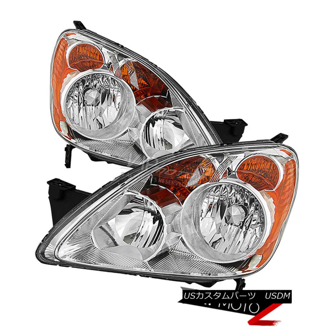 ヘッドライト New Honda CRV 05-06 Factory Style Headlights Right Left [Japan Built] Headlamps 新型ホンダCRV 05-06工場スタイルヘッドライト右左[日本製]ヘッドランプ 【並行輸入品】