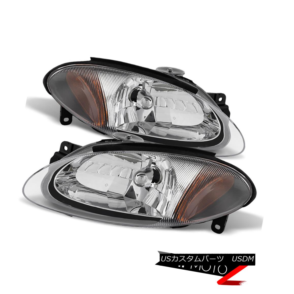 品質満点 ライト ランプ ヘッドライト 1998 03 Ford Escort Zx2 2d Coupe Chrome Pair Left Right Headlights Assembly 1998 03フォードエスコートzx2 2dクーペクロームペア左 右ヘッドライトアセンブリ Sercomedsa Cl