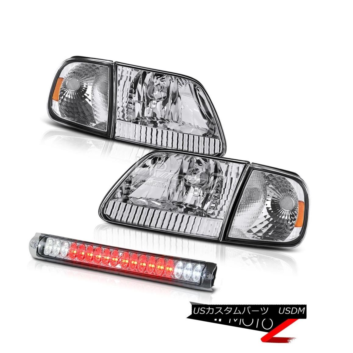 限定特価 ライト ランプ 02 01 00 99 98 97 Led Stop High Signal Chrome Headlights Clear Euro Xl F150 03 02 01 00 99 98 97 ヘッドライト 03 Xlユーロクリアヘッドライトクローム信号ハイストップled F150 House Bar Com