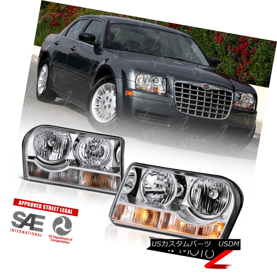 楽天市場】ヘッドライト Smoked 2005-2010 Chrysler 300C LED Halo