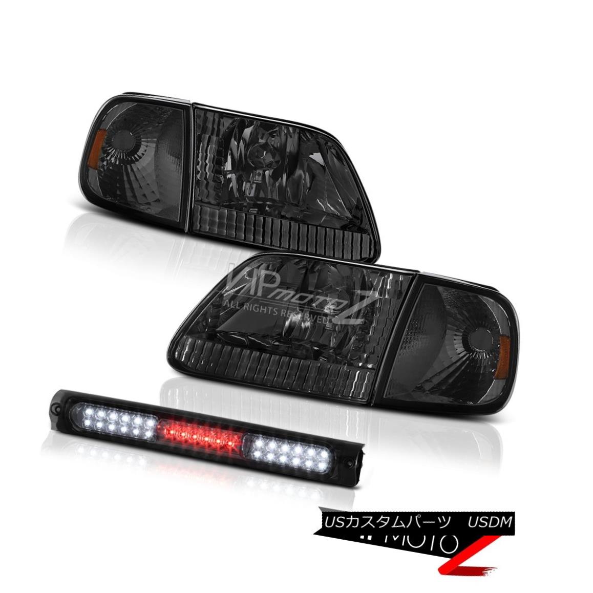 ヘッドライト Tinted Parking Headlamps LH+RH Roof Stop LED 1997-2003 Ford F150 Flareside XLT 有色の駐車場ヘッドランプLH + RH屋根のストップLED 1997-2003 Ford F150 Flareside XLT 【並行輸入品】