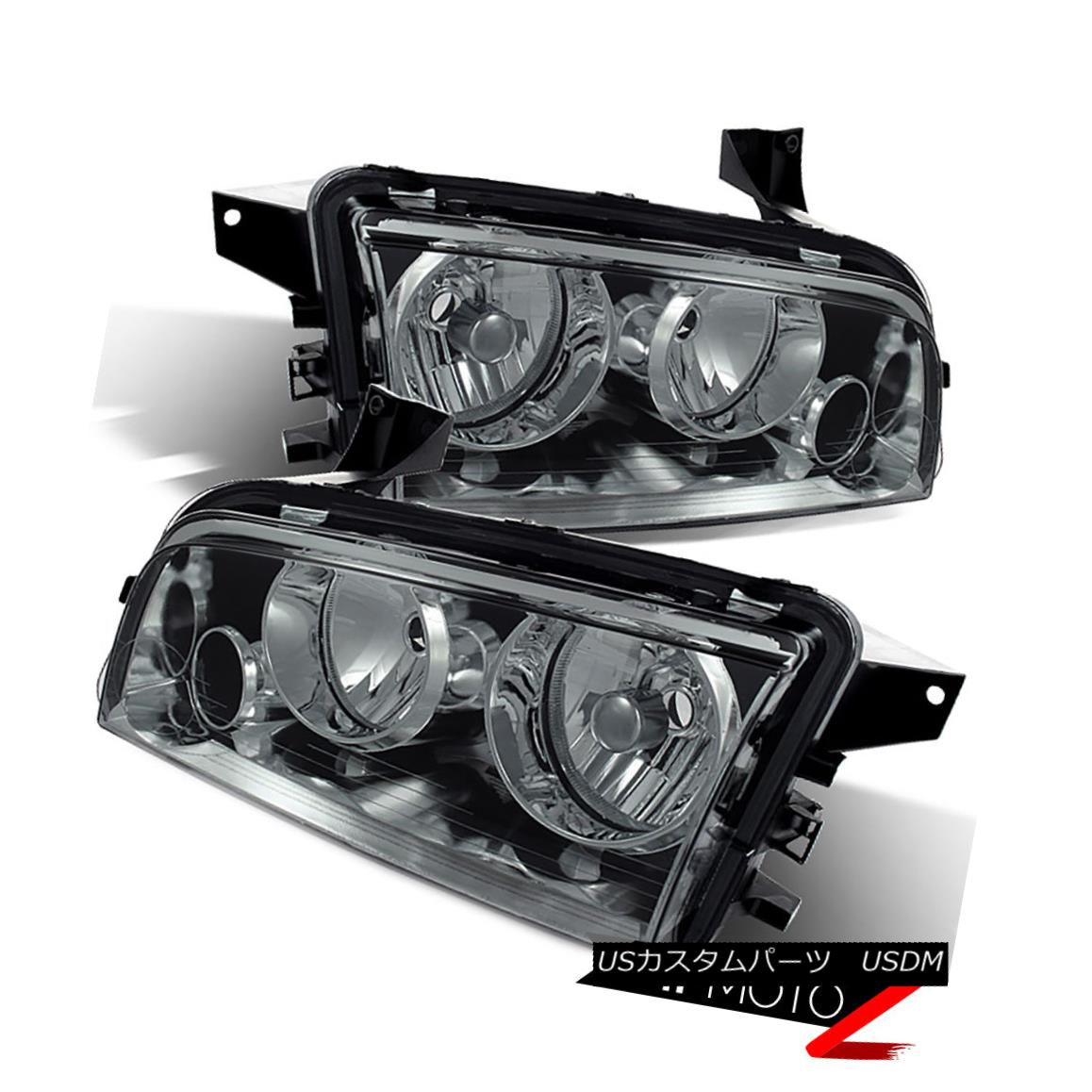 ヘッドライト 2006-2010 Dodge Charger SMOKE NEW Left Right Headlights Assembly SRT RT SE SXT 2006-2010ダッジ・チャージャーSMOKE NEW左ライト・ヘッドライト・アセンブリーSRT RT SE SXT 【並行輸入品】 41,470円