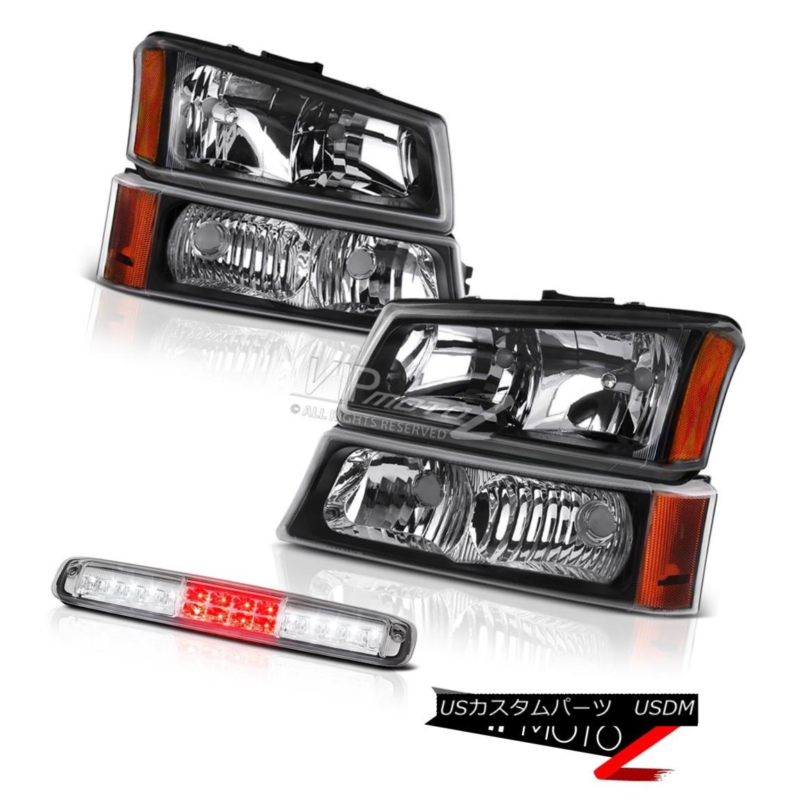 ヘッドライト 2003-2006 Silverado 2500Hd Clear Chrome High Stop Lamp Inky Black Headlamps LED 2003-2006 Silverado 2500HdクリアクロームハイストップランプInky BlackヘッドランプLED 【並行輸入品】 41,470円
