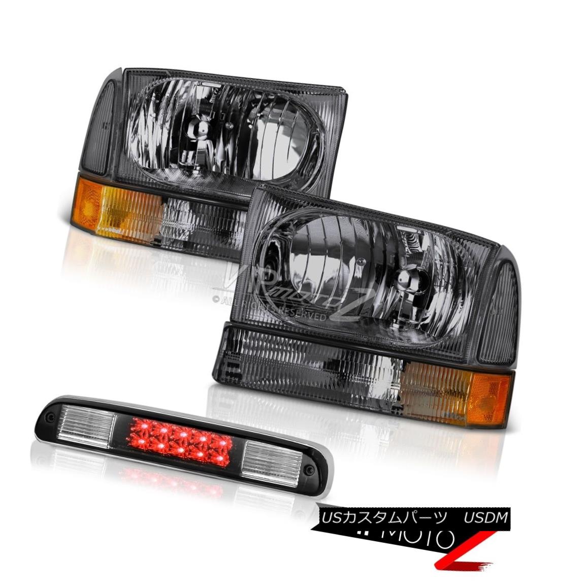 ヘッドライト 99-04 Ford F250 F350 F450 SD SuperDuty LED Third Brake Smoke Headlights Lamp Set 99-04 Ford F250 F350 F450 SD SuperDuty LED第3ブレーキ煙ヘッドライトランプセット 【並行輸入品】