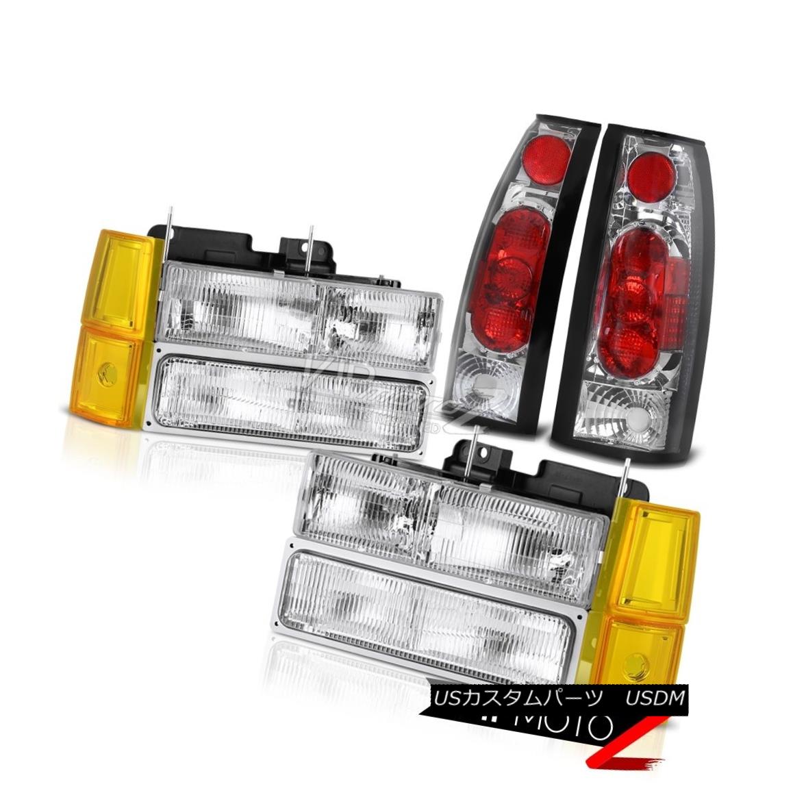 ヘッドライト 1994-1998 GMC C2500 Crystal Clear Headlamps Corner Taillights Altezza Assembly 1994-1998 GMC C2500クリスタルクリアヘッドランプコーナーテイルライトAltezzaアセンブリ 【並行輸入品】