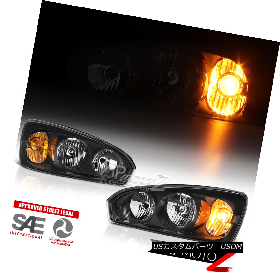 ヘッドライト 2004-2007 Chevrolet Malibu Maxx SS Sedan Hatchback Black Headlights Assembly 2004-2007シボレーマリブマックスSSセダンハッチバックブラックヘッドライトアセンブリ 【並行輸入品】