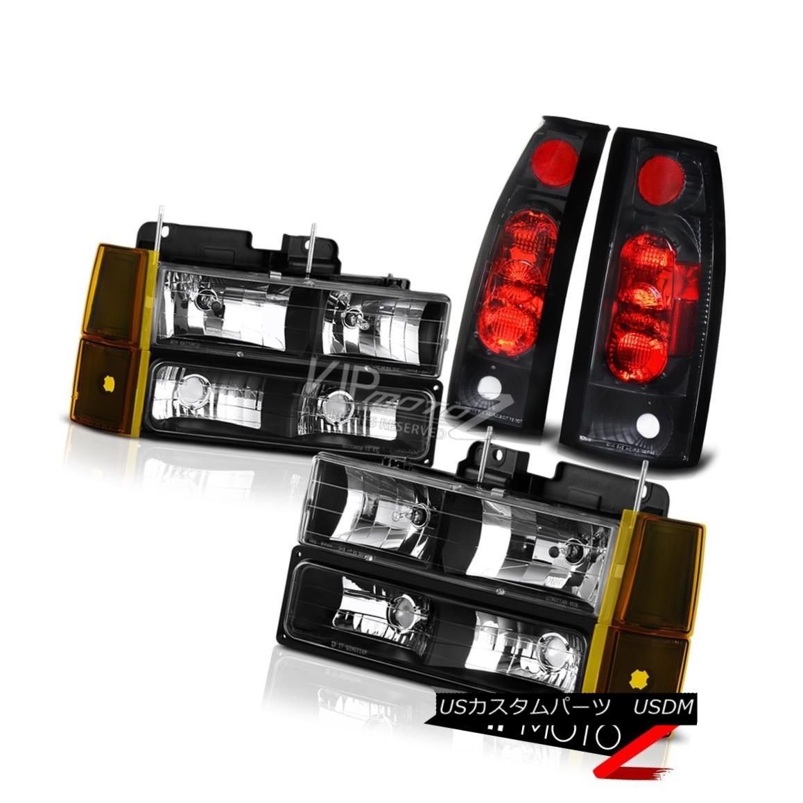 ヘッドライト 94 95 96 97 98 GMC K3500 Matte Black Headlamps Bumper Tail Brake Lights Altezza 94 95 96 97 98 GMC K3500マットブラックヘッドランプバンパーテールブレーキライトAltezza 【並行輸入品】