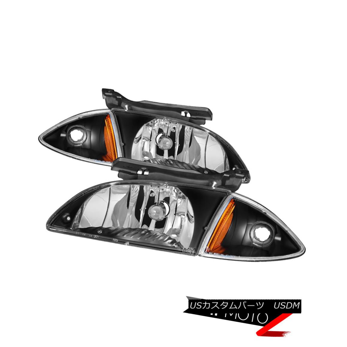ヘッドライト 2000-2002 Chevrolet Cavalier {FACTORY STYLE} Black Headlights Corner Lamps COMBO 2000-2002 Chevrolet Cavalier {ファクトリースタイル}ブラックヘッドライトコーナーランプコンボ 【並行輸入品】 33,176円