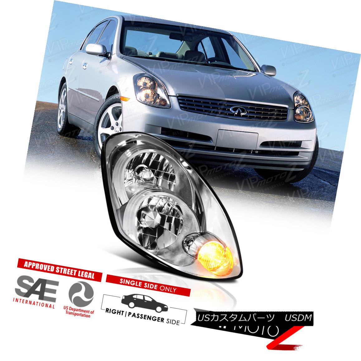 ヘッドライト [PASSENGER SIDE] Fit 2005-2006 G35 4D Xenon D2S Front Head Light Lamp Assembly [PASSENGER SIDE]フィット2005-2006 G35 4DキセノンD2Sフロントヘッドライトランプアセンブリ 【並行輸入品】