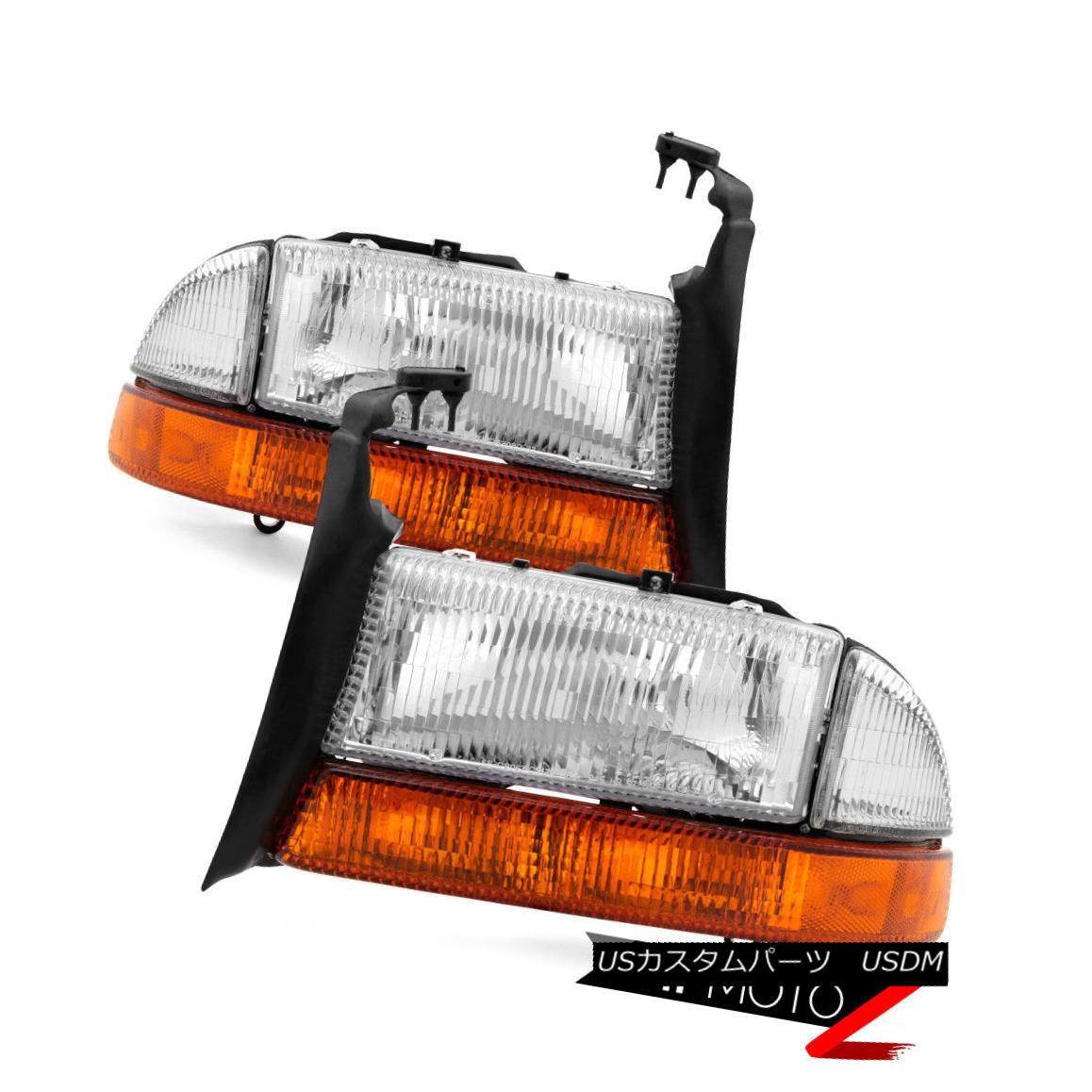 ヘッドライト 1998-2004 Dodge Dakota Durango {FACTORY STYLE} Headlights Replacement Lamps Pair 1998-2004 Dodge Dakota Durango {FACTORY STYLE}ヘッドライト交換ランプペア 【並行輸入品】