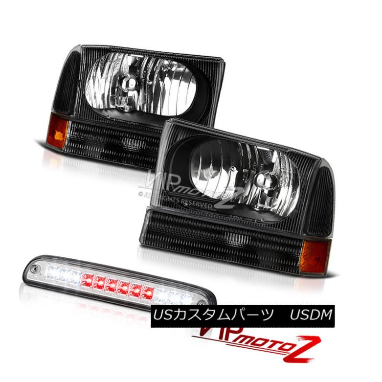 ヘッドライト 99 00 01 02 0304 F350 6.8L Lelf Right Black Headlamps High Third Brake Cargo LED 99 00 01 02 0304 F350 6.8L Lelfライトブラックヘッドランプハイ3ブレーキカーゴLED 【並行輸入品】