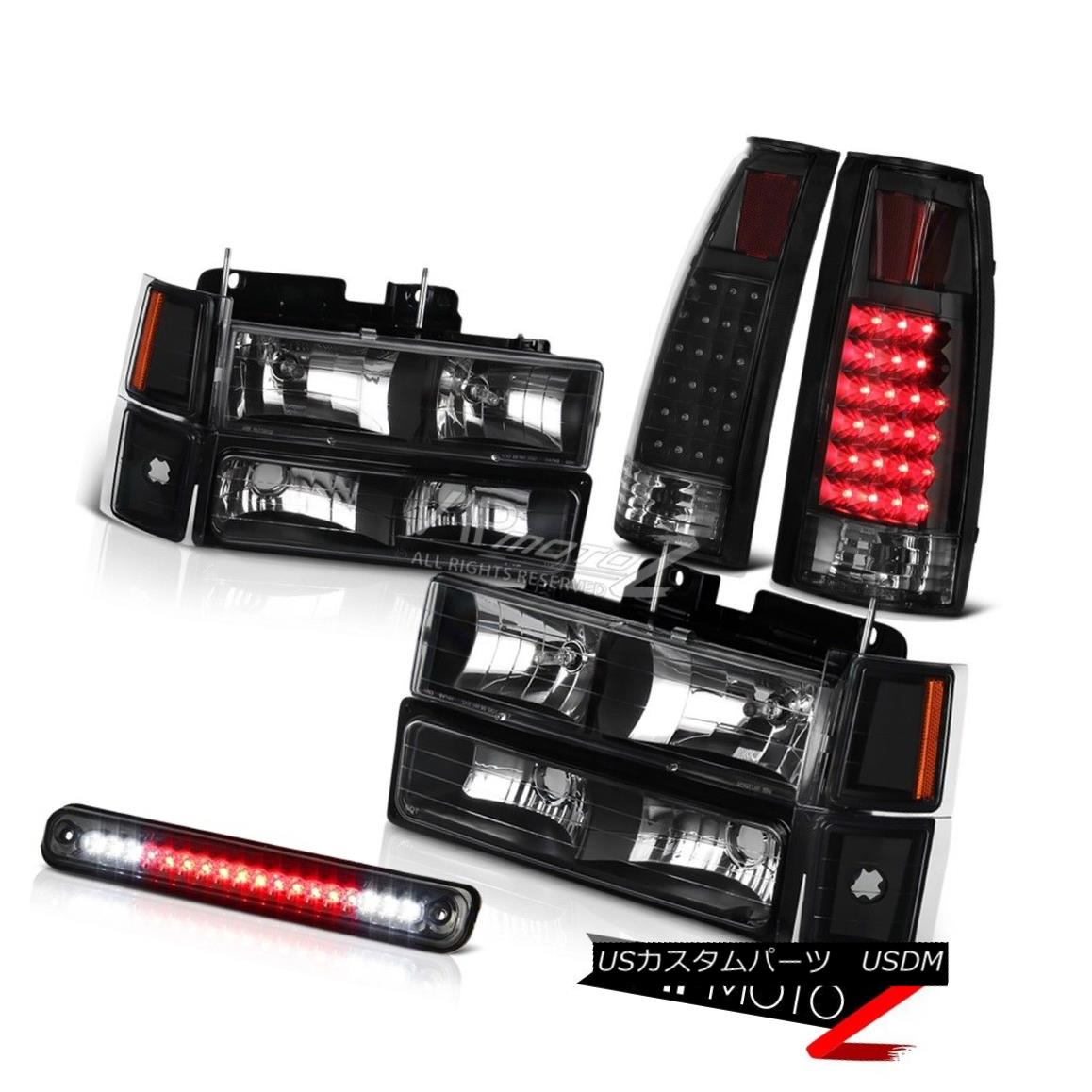 ヘッドライト Black Front Headlight Signal Bumper Parking Corner Lamp LED Brake Tail Lamp 3RD ブラックフロントヘッドライト信号バンパーパーキングコーナーランプLEDブレーキテールランプ3RD 【並行輸入品】