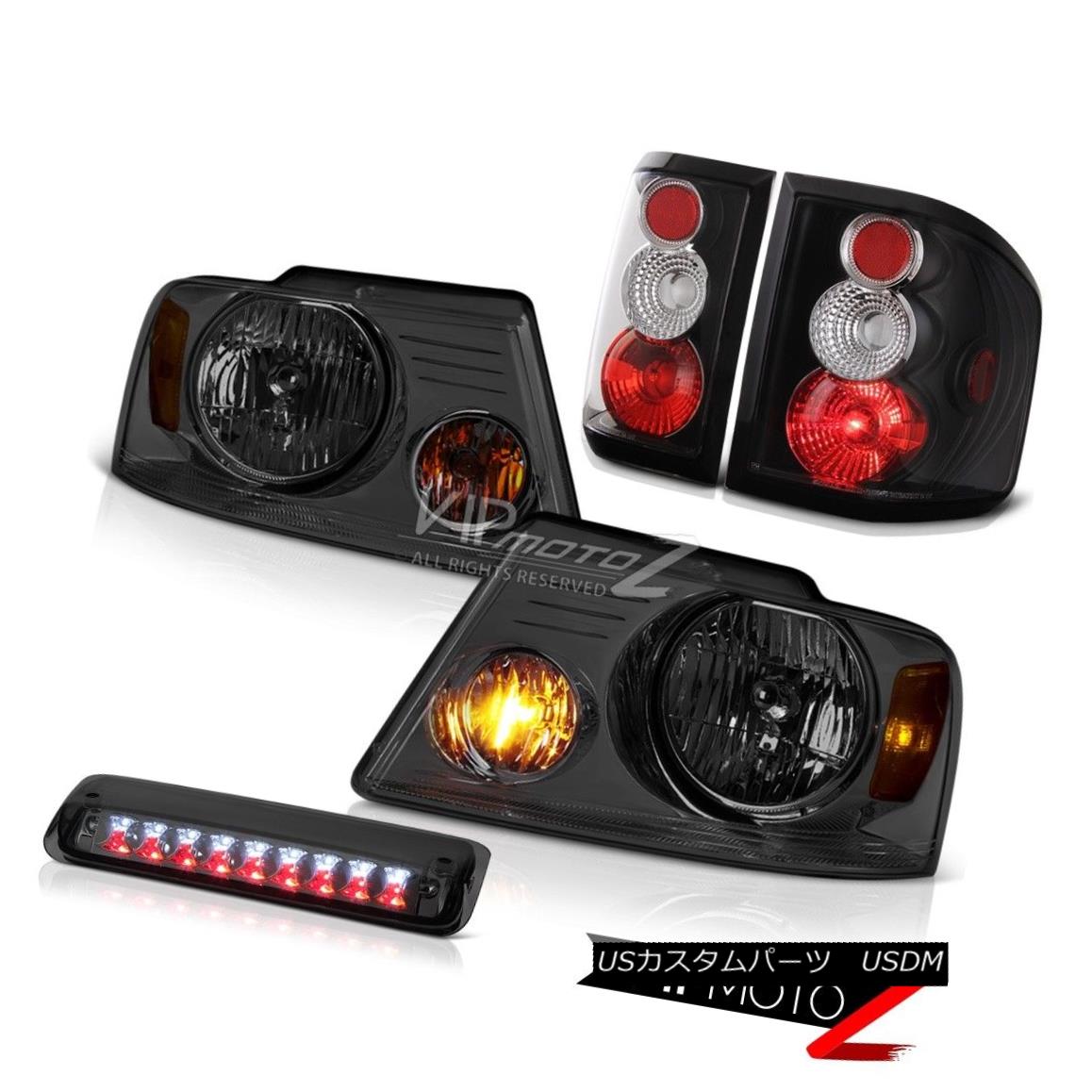 ライト ランプ 4年保証 Euro Lamps Tail Black Light Stop High Headlights Stx Flarside F150 Ford 04 08 ヘッドライト 04 08 Stxヘッドライトハイストップライトブラックテールランプユーロ Flareside F150 Ford Kwakuku Com