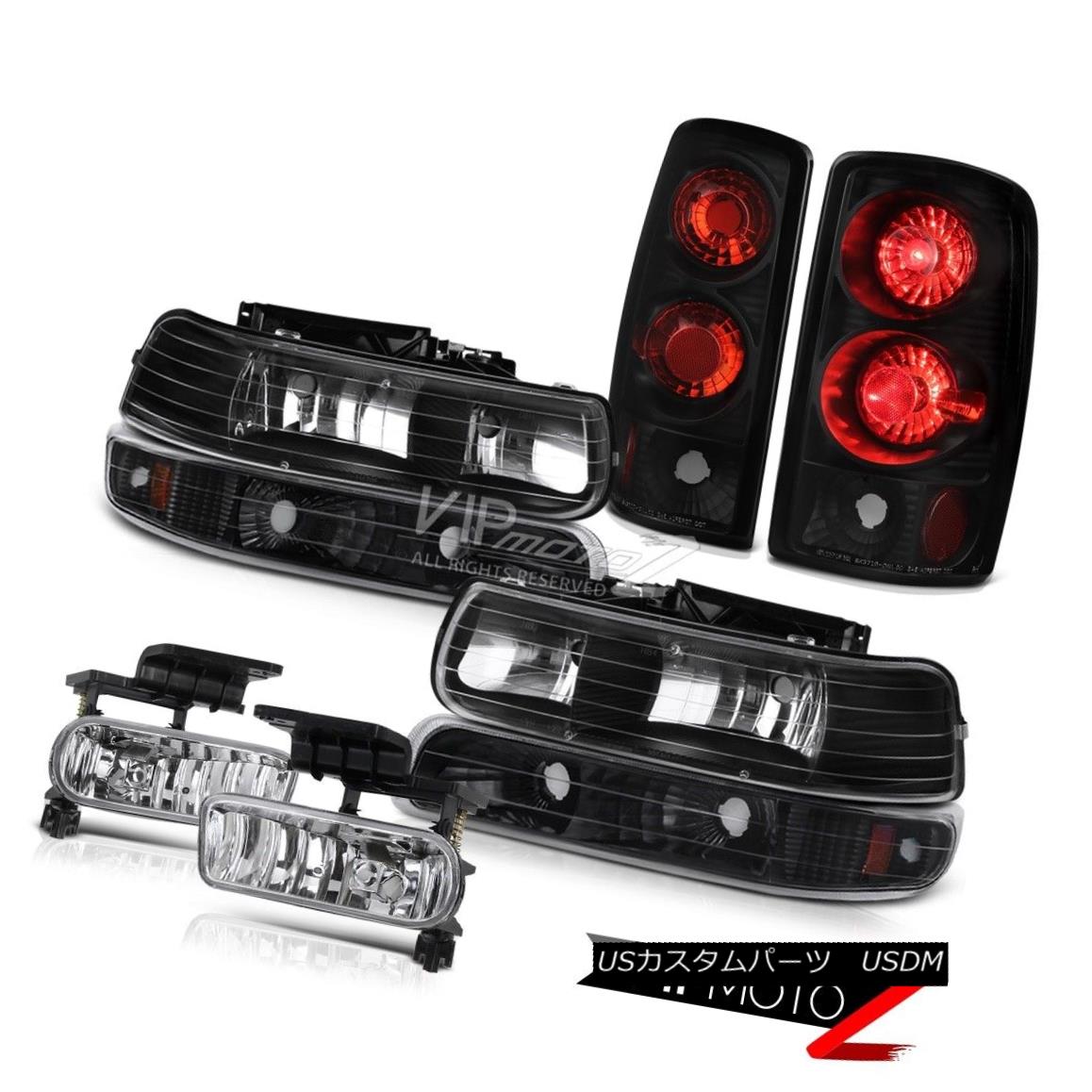 ヘッドライト Clear/Black Headlight Lamp Rear Taillamps Fog 00 01 02 03 04 05 06 Chevy Tahoe クリア/ブラックヘッドライトランプリアテールランプフォッグ00 01 02 03 04 05 06 Chevy Tahoe 【並行輸入品】
