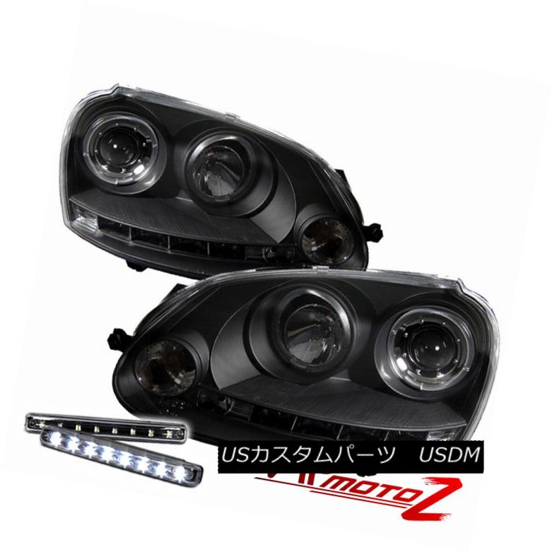 ヘッドライト >>LED LIGHT BAR KIT<< Black Halo Projector Headlight 06-09 VW GTi/Rabbit/Jetta ＆gt;＆lt; LEDライトバーキット＆lt; ブラックヘイロープロジェクターヘッドライト06-09 VW GTi / Rabbit / Jet ta 【並行輸入品】