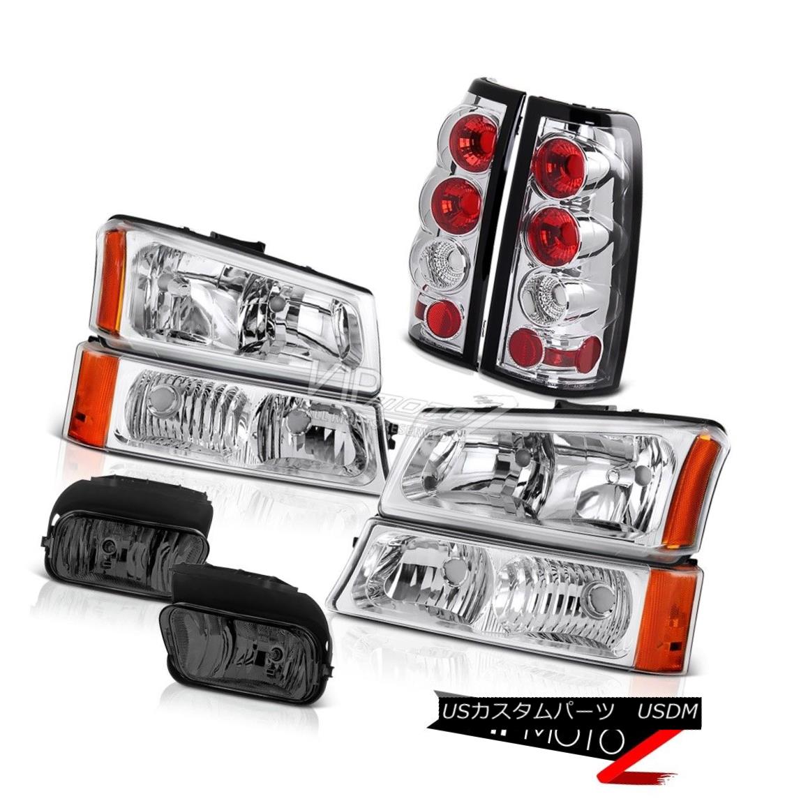 ヘッドライト 03-06 Silverado LTZ Crystal Parking Headlights Rear Signal Tail Lamps Foglights 03-06 Silverado LTZクリスタルパーキングヘッドライトリアシグナルテールランプフォグライト 【並行輸入品】 51,678円