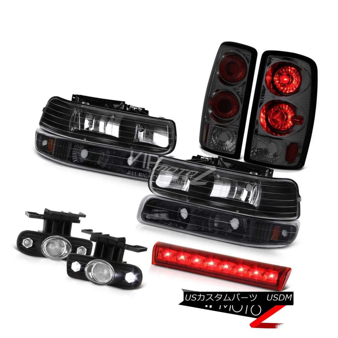 ヘッドライト 2000-2006 Tahoe LT Roof cab lamp chrome fog lamps taillights parking Foglamps 2000-2006タホLT屋根キャビンランプクロームフォグランプテールライトパーキングフォグランプ 【並行輸入品】