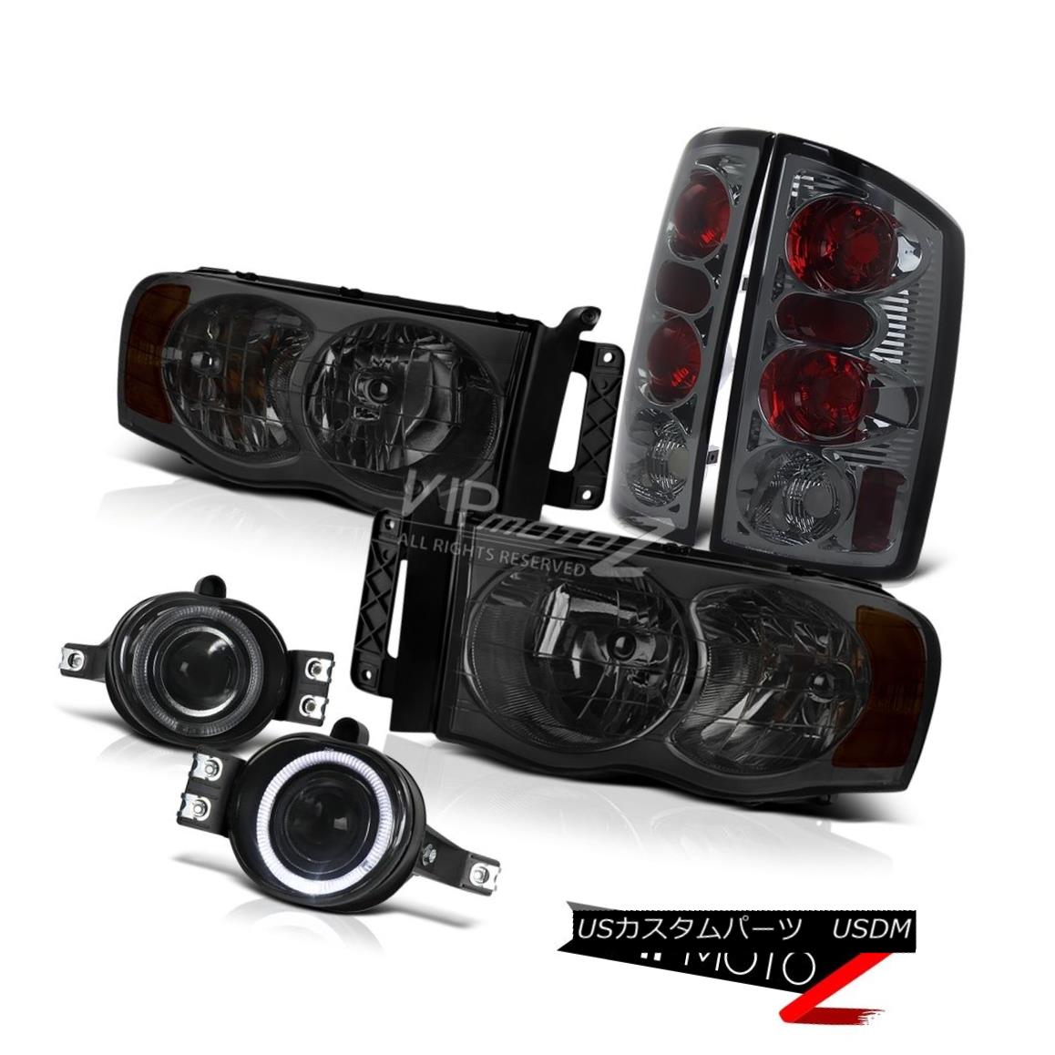 ヘッドライト 2002-2005 Dodge Ram SMOKE HeadLight SMOKE TAIL LIGHT SMOKE PROJECTOR FOG LIGHT 2002-2005 Dodge Ram SMOKEヘッドライトSMOKEテールライト喫煙プロジェクターフォグライト 【並行輸入品】