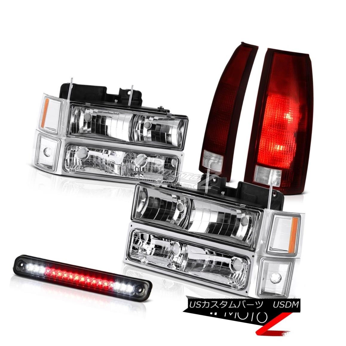 ヘッドライト 94-98 Silverado 1500 Third Brake Lamp Tail Lamps Chrome Parking Bumper Headlamps 94-98 Silverado 1500第3ブレーキランプテールランプクロームパーキングバンパーヘッドランプ 【並行輸入品】