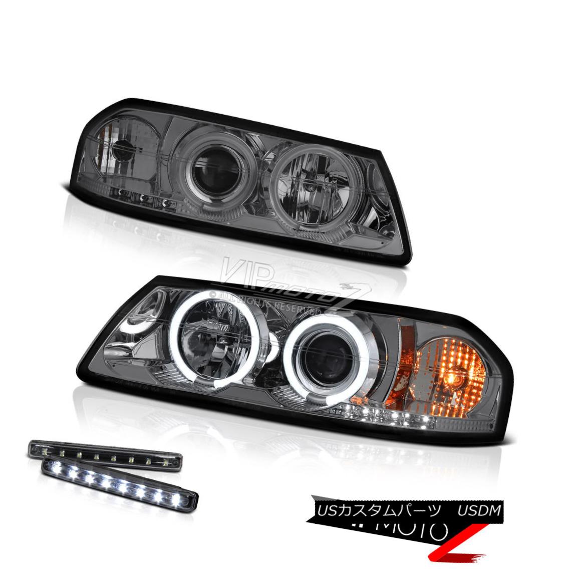 ヘッドライト >>LED LIGHT BAR KIT<< Smoke Projector Headlight+ CCFL Halo Rings 00-04 Impala ＆gt;＆lt; LEDライトバーキット＆lt; 煙プロジェクターヘッドライト+ CCFL Halo Rings 00-04インパラ 【並行輸入品】