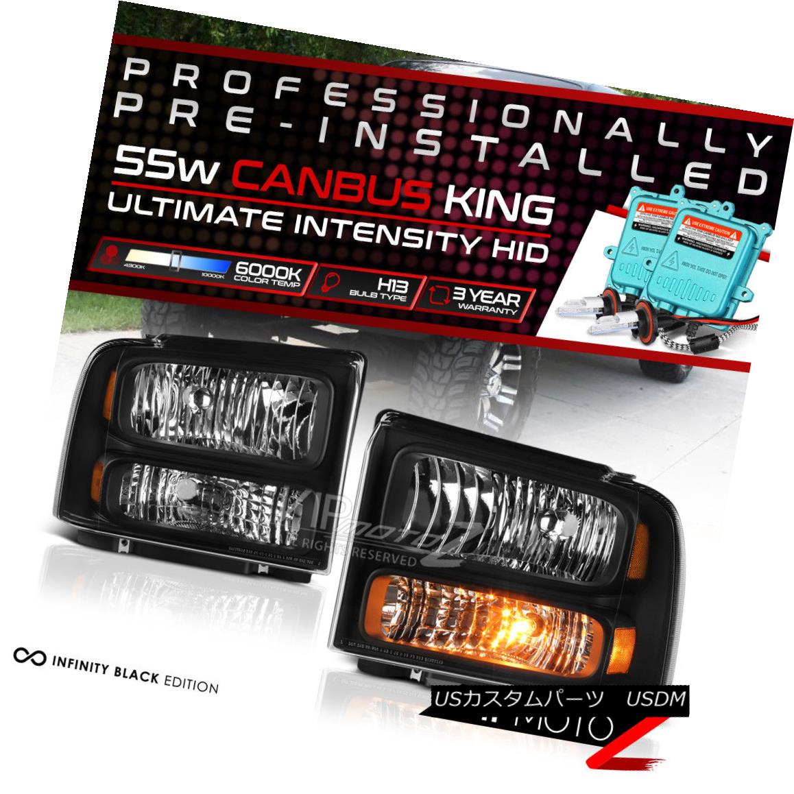 ヘッドライト {Pre-Installed HID Low Beam} 1999-2004 Ford F250 F350 SuperDuty Headlight Bumper {プリインストールされたHIDロービーム} 1999-2004 Ford F250 F350 SuperDutyヘッドライトバンパー 【並行輸入品】
