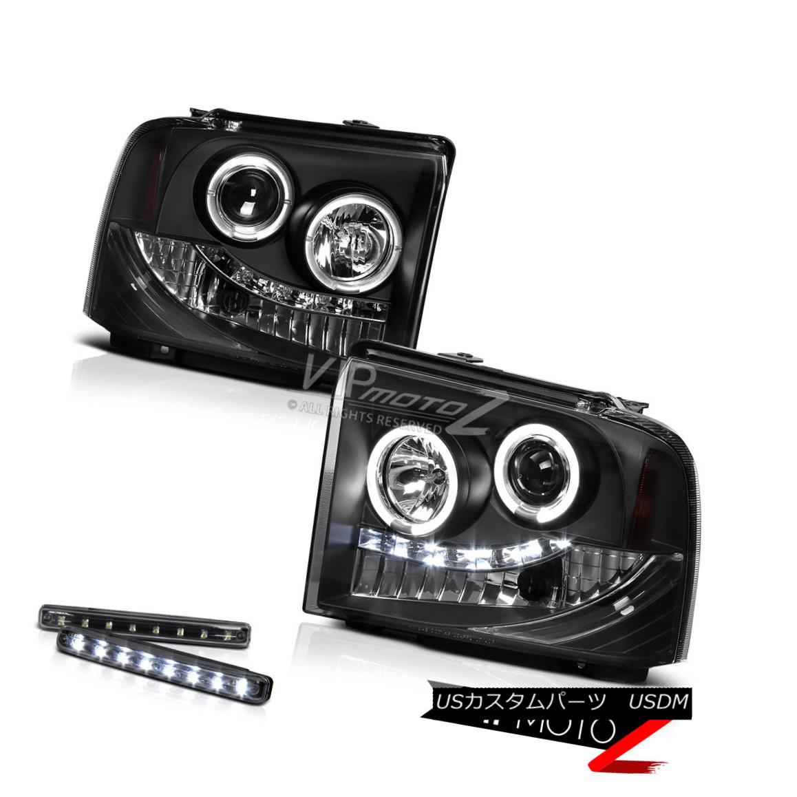 ヘッドライト 2005-2007 F150 F350 F450 SD V8 5.4L 6.8L V10 Black Halo Projector Headlight Lamp 2005-2007 F150 F350 F450 SD V8 5.4L 6.8L V10ブラックハロープロジェクターヘッドライトランプ 【並行輸入品】