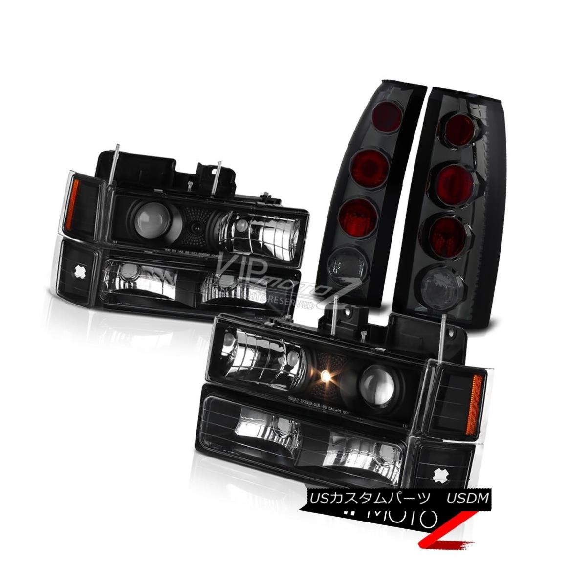 ヘッドライト 1994-1998 Chevy Silverado Suburban Tahoe C10 Projector Headlight Smoke Tail Lamp 1994-1998シボレーシルバラード郊外のタホC10プロジェクターヘッドライト煙テールランプ 【並行輸入品】