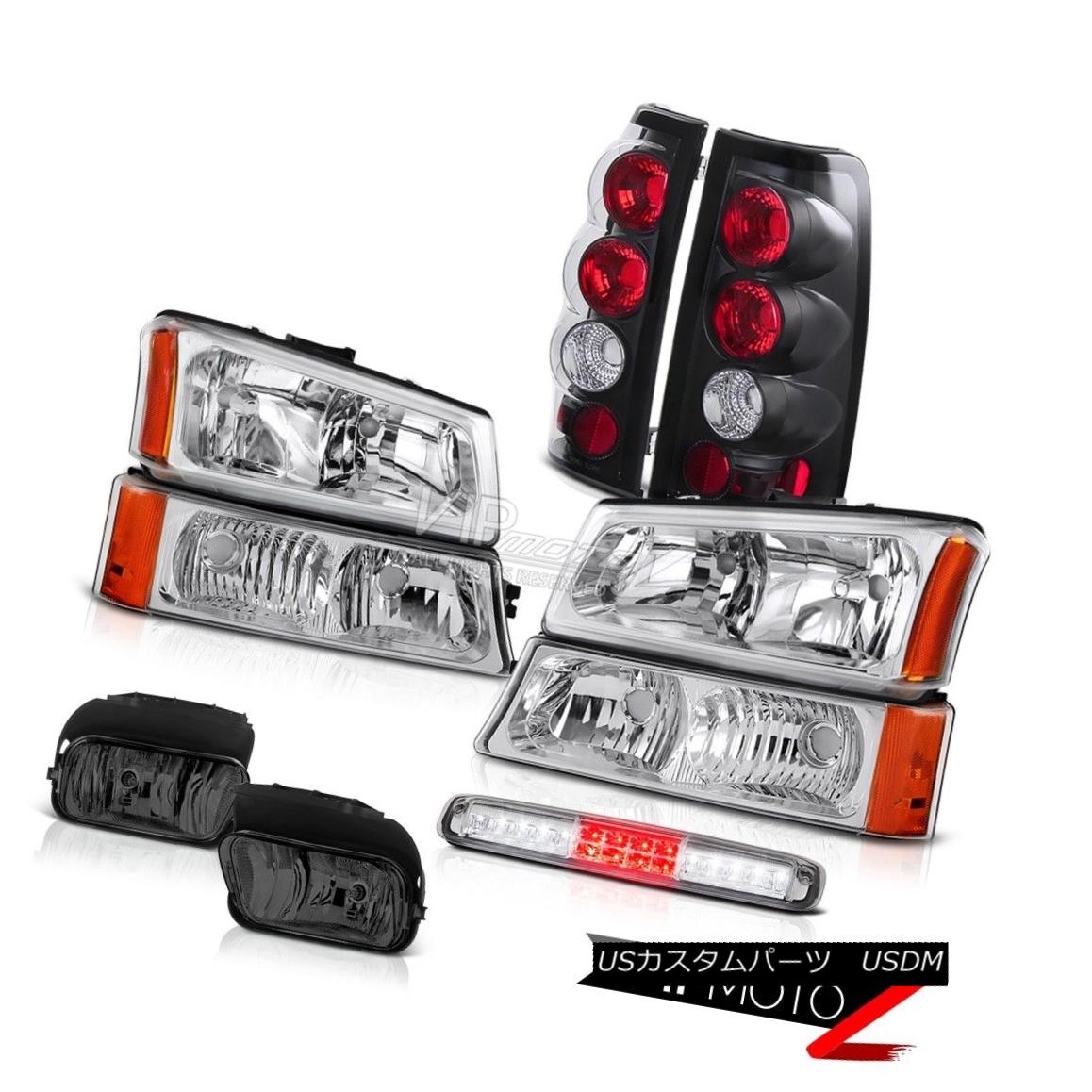 ヘッドライト 03-06 Silverado Smoked Fog Lights Signal Lamp Roof Brake Headlights Tail Lamps 03-06 Silveradoスモークフォグライト信号ランプ屋根ブレーキヘッドライトテールランプ 【並行輸入品】