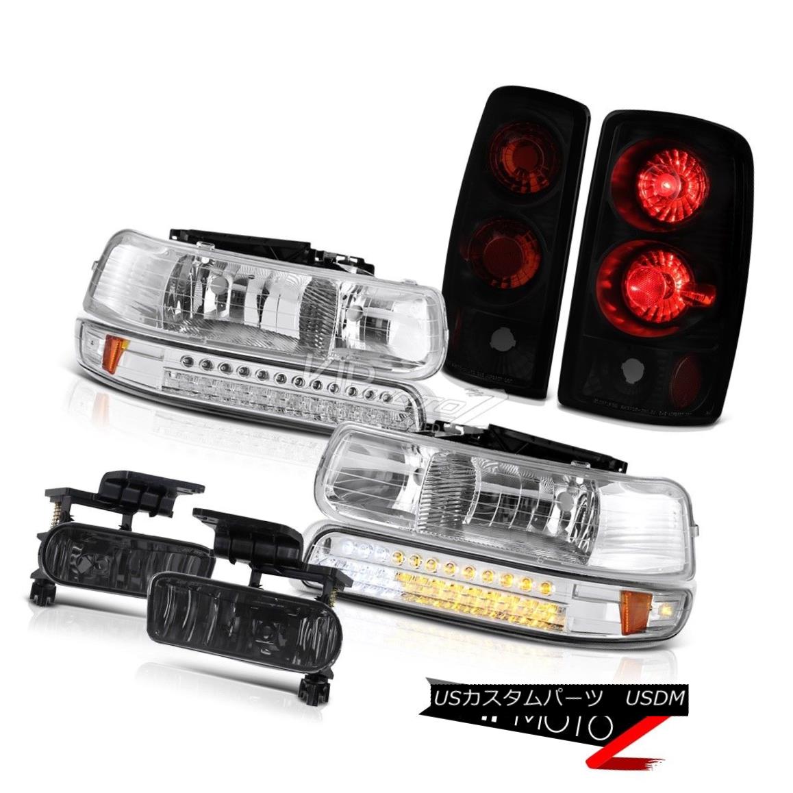 ヘッドライト 2000-2006 Tahoe 5.3L Headlights DRL Bumper Lights Rear Reverse Tail Lights Fog 2000-2006タホ5.3LヘッドライトDRLバンパーライトリアテールライトフォグ 【並行輸入品】
